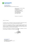 2011-10 Lettre C. BARODY-WEISS CDI A. de Vigny