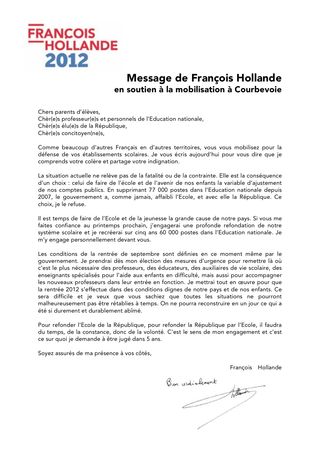 Message de FH educ - Courbevoie